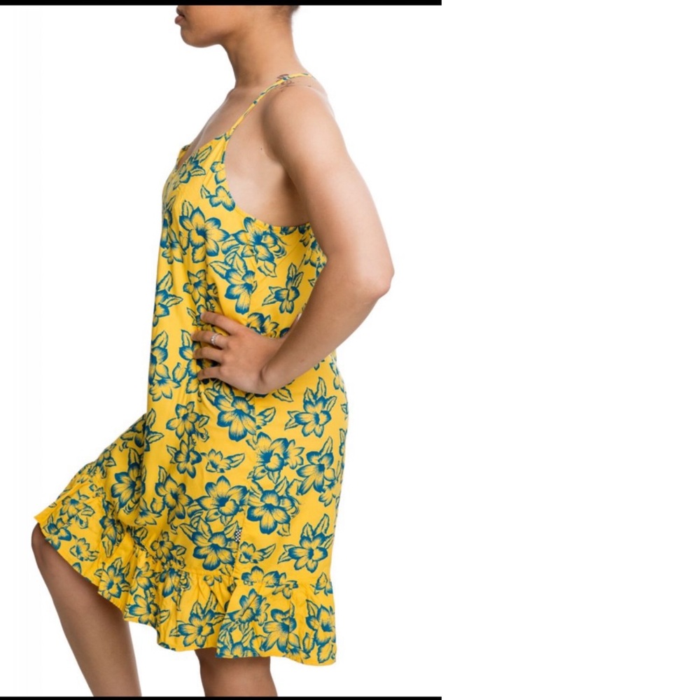 Vans Maria Flutter Dress in Yolk Electric - Picture 2 of 8